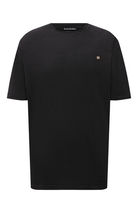 Мужская хлопковая футболка ACNE STUDIOS черного цвета по цене 18100 руб., арт. CL0105/M | Фото 1 Мужская хлопковая футболка ACNE STUDIOS черного цвета, арт. CL0105/M | Фото 1