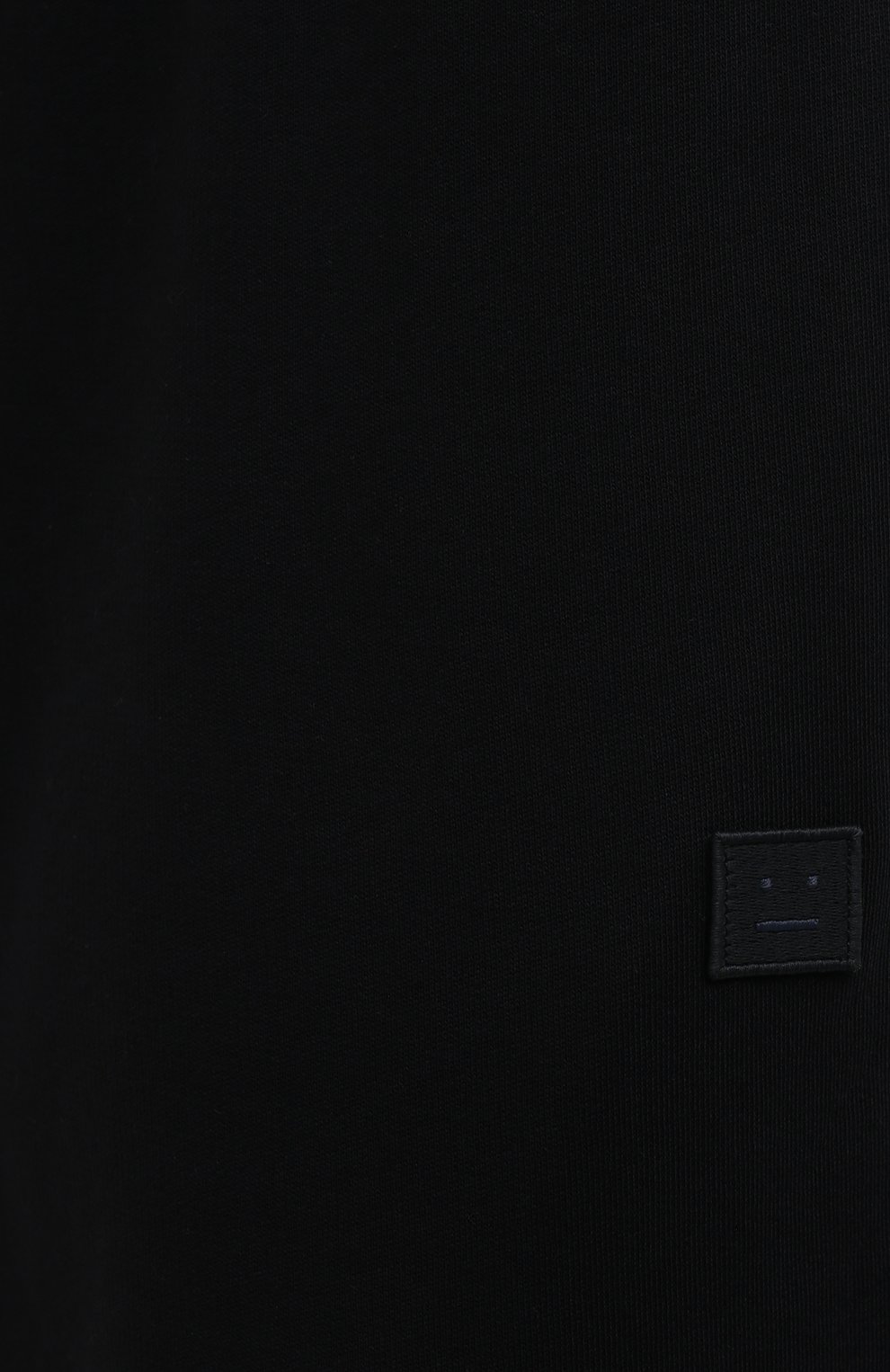 Мужские хлопковые джоггеры ACNE STUDIOS черного цвета, арт. CK0038/M | Фото 5 (Длина (брюки, джинсы): Стандартные; Материал внешний: Хлопок; Стили: Спорт-шик; Силуэт М (брюки): Джоггеры)