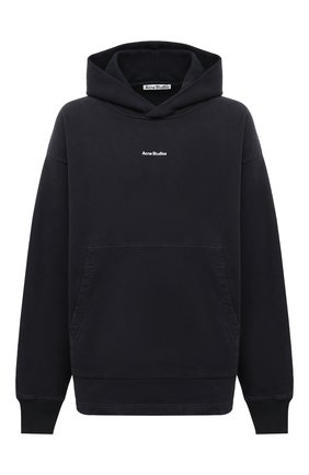 Мужской хлопковое худи ACNE STUDIOS черного цвета по цене 34200 руб., арт. BI0139 | Фото 1 Мужской хлопковое худи ACNE STUDIOS черного цвета, арт. BI0139 | Фото 1