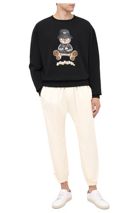 Мужской хлопковый свитшот DOMREBEL черного цвета по цене 21600 руб., арт. MNY BEAR/SWEATSHIRT | Фото 2 Мужской хлопковый свитшот DOMREBEL черного цвета, арт. MNY BEAR/SWEATSHIRT | Фото 2