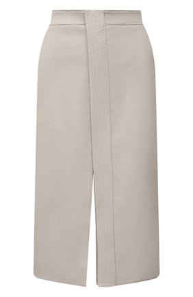 Женская юбка из вискозы STELLA MCCARTNEY светло-серого цвета по цене 87950 руб., арт. 603689/SKB20 | Фото 1 Женская юбка из вискозы STELLA MCCARTNEY светло-серого цвета, арт. 603689/SKB20 | Фото 1 (Длина Ж (юбки, платья, шорты): Миди; Материал внешний: Вискоза; Женское Кросс-КТ: Юбка-одежда; Стили: Кэжуэл)