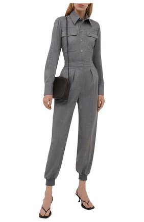 Женские шерстяные джоггеры STELLA MCCARTNEY светло-серого цвета по цене 51650 руб., арт. 603276/SNB53 | Фото 2 Женские шерстяные джоггеры STELLA MCCARTNEY светло-серого цвета, арт. 603276/SNB53 | Фото 2 (Длина (брюки, джинсы): Стандартные; Материал внешний: Шерсть; Силуэт Ж (брюки и джинсы): Джоггеры; Случай: Формальный; Стили: Классический; Женское Кросс-КТ: Джоггеры - брюки, Брюки-спорт)