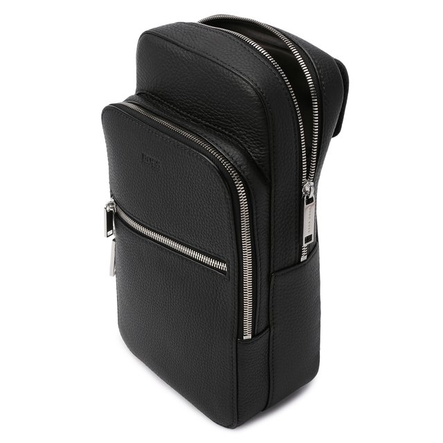 Кожаный рюкзак BOSS 50462133, цвет чёрный, размер NS - фото 4