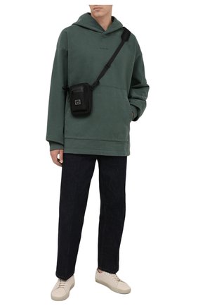Мужской хлопковое худи ACNE STUDIOS зеленого цвета по цене 34200 руб., арт. BI0139 | Фото 2 Мужской хлопковое худи ACNE STUDIOS зеленого цвета, арт. BI0139 | Фото 2