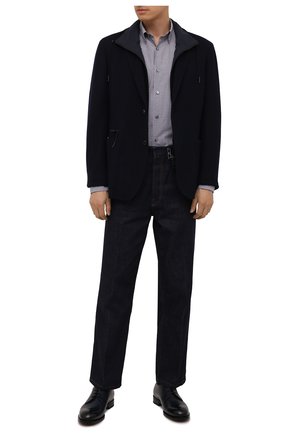 Мужские кожаные дерби firenze ZEGNA COUTURE темно-синего цвета по цене 96300 руб., арт. A4418X-LHBEP | Фото 2 Мужские кожаные дерби firenze ZEGNA COUTURE темно-синего цвета, арт. A4418X-LHBEP | Фото 2 (Материал внутренний: Натуральная кожа; Стили: Классический; Материал внешний: Кожа)