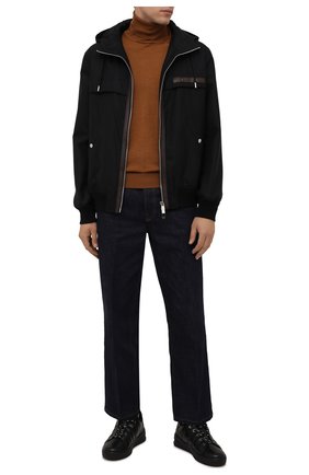 Мужские кожаные кеды BOGNER черного цвета по цене 29250 руб., арт. 12140263/C0L0GNE 8 | Фото 2 Мужские кожаные кеды BOGNER черного цвета, арт. 12140263/C0L0GNE 8 | Фото 2