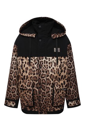 Мужская куртка DOLCE & GABBANA леопардового цвета по цене 215000 руб., арт. G9UZ5Z/G7YSE | Фото 1 Мужская куртка DOLCE & GABBANA леопардового цвета, арт. G9UZ5Z/G7YSE | Фото 1 (Рукава: Длинные; Материал подклада: Синтетический материал; Материал внешний: Хлопок, Синтетический материал; Длина (верхняя одежда): До середины бедра; Кросс-КТ: Куртка, Ветровка; Стили: Гламурный)