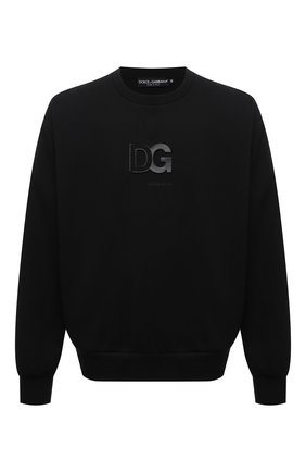 Мужской хлопковый свитшот DOLCE & GABBANA черного цвета по цене 72950 руб., арт. G9VA5Z/HU7IH | Фото 1 Мужской хлопковый свитшот DOLCE & GABBANA черного цвета, арт. G9VA5Z/HU7IH | Фото 1 (Материал внешний: Хлопок, Синтетический материал; Длина (для топов): Стандартные; Рукава: Длинные; Мужское Кросс-КТ: свитшот-одежда; Принт: С принтом; Стили: Кэжуэл)