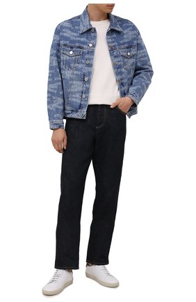Мужская джинсовая куртка VETEMENTS синего цвета по цене 147000 руб., арт. UA52JA250B 2803/M | Фото 2 Мужская джинсовая куртка VETEMENTS синего цвета, арт. UA52JA250B 2803/M | Фото 2