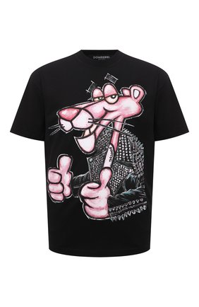 Мужская хлопковая футболка DOMREBEL черного цвета по цене 10350 руб., арт. MMIN0U/B0X T | Фото 1 Мужская хлопковая футболка DOMREBEL черного цвета, арт. MMIN0U/B0X T | Фото 1