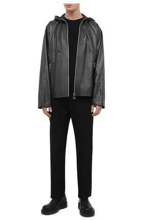 Мужские кожаные оксфорды tire BOTTEGA VENETA черного цвета по цене 64600 руб., арт. 667073/VBS50 | Фото 2 Мужские кожаные оксфорды tire BOTTEGA VENETA черного цвета, арт. 667073/VBS50 | Фото 2