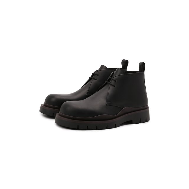 фото Кожаные ботинки tire bottega veneta