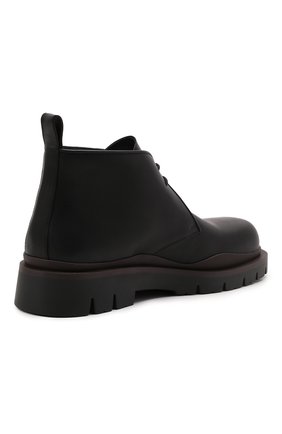 Мужские кожаные ботинки tire BOTTEGA VENETA черного цвета, арт. 667074/VBS50 | Фото 5 (Длина стельки: 28,8, 29,7, 28,3, 29,8, 27, 28; Каблук высота: Высокий; Материал внешний: Кожа; Мужское Кросс-КТ: Ботинки-обувь, Дезерты-обувь; Материал внутренний: Натуральная кожа; Материал утеплителя: Без утеплителя; Подошва: Массивная; ширина носка стельки: 9,2, 9,4, 9,5, 9,6, 9,9; высота каблука: 5; толщина подошвы: 3)