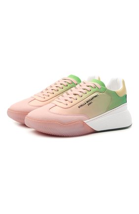 Женские текстильные кроссовки loop STELLA MCCARTNEY розового цвета по цене 39950 руб., арт. 800387/N0249 | Фото 1 Женские текстильные кроссовки loop STELLA MCCARTNEY розового цвета, арт. 800387/N0249 | Фото 1 (Материал внешний: Текстиль; Подошва: Платформа; Материал внутренний: Текстиль)