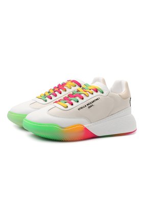 Женские текстильные кроссовки loop STELLA MCCARTNEY белого цвета по цене 39950 руб., арт. 800389/N0250 | Фото 1 Женские текстильные кроссовки loop STELLA MCCARTNEY белого цвета, арт. 800389/N0250 | Фото 1 (Материал внешний: Текстиль; Подошва: Платформа; Материал внутренний: Текстиль)
