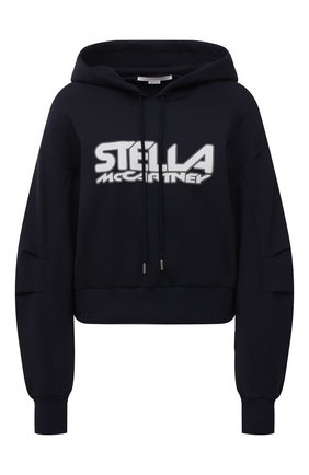 Женский худи STELLA MCCARTNEY темно-синего цвета по цене 67250 руб., арт. 603682/SPW05 | Фото 1 Женский худи STELLA MCCARTNEY темно-синего цвета, арт. 603682/SPW05 | Фото 1 (Рукава: Длинные; Материал внешний: Синтетический материал; Длина (для топов): Стандартные; Стили: Спорт-шик; Женское Кросс-КТ: Худи-одежда, Худи-спорт)