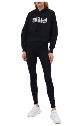 Женские леггинсы STELLA MCCARTNEY темно-синего цвета по цене 34600 руб., арт. 603681/SPW05 | Фото 2 Женские леггинсы STELLA MCCARTNEY темно-синего цвета, арт. 603681/SPW05 | Фото 2