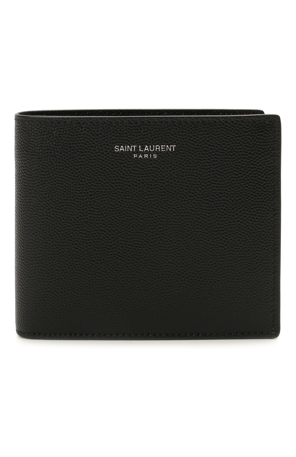 Мужской кожаное портмоне SAINT LAURENT черного цвета, арт. 396307/BTY0N | Фото 1