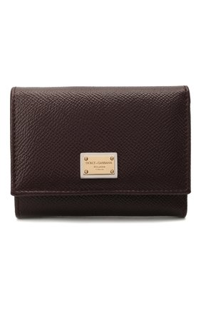 Женские кожаное портмоне DOLCE & GABBANA бордового цвета по цене 25600 руб., арт. BI0770/A1001 | Фото 1 Женские кожаное портмоне DOLCE & GABBANA бордового цвета, арт. BI0770/A1001 | Фото 1 (Кросс-КТ: другое)