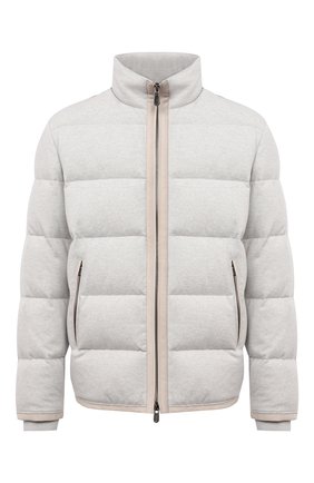 Мужская пуховая куртка ZEGNA COUTURE светло-серого цвета по цене 455000 руб., арт. CYC43/2Y208 | Фото 1 Мужская пуховая куртка ZEGNA COUTURE светло-серого цвета, арт. CYC43/2Y208 | Фото 1