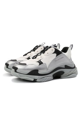 Мужские комбинированные кроссовки triple s BALENCIAGA светло-серого цвета по цене 78350 руб., арт. 536737/W2FS5 | Фото 1 Мужские комбинированные кроссовки triple s BALENCIAGA светло-серого цвета, арт. 536737/W2FS5 | Фото 1