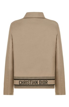 Женский хлопковый жакет DIOR бежевого цвета по цене 290000 руб., арт. 147V44A3336X1702 | Фото 2 Женский хлопковый жакет DIOR бежевого цвета, арт. 147V44A3336X1702 | Фото 2 (Материал внешний: Синтетический материал, Хлопок; Стили: Гламурный; Рукава: Длинные; Длина (для топов): Стандартные; Случай: Повседневный; Женское Кросс-КТ: Жакет-одежда; 1-2-бортные: Однобортные)