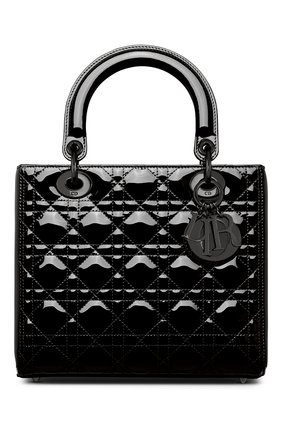 Женская сумка lady dior medium DIOR черного цвета, арт. M0565NWDDM900 | Фото 1 (Материал: Натуральная кожа; Размер: medium; Сумки-технические: Сумки top-handle; Женское Кросс-КТ: Вечерняя сумка)
