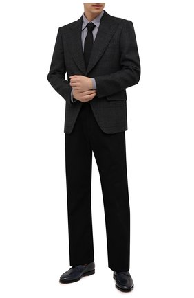 Мужской шерстяной пиджак TOM FORD серого цвета по цене 299500 руб., арт. 256R45/1IME40 | Фото 2 Мужской шерстяной пиджак TOM FORD серого цвета, арт. 256R45/1IME40 | Фото 2 (Рукава: Длинные; Материал подклада: Купро, Шелк; Длина (для топов): Стандартные; Материал внешний: Шерсть; Пиджаки М: Прямой; Случай: Формальный; 1-2-бортные: Однобортные; Стили: Кэжуэл)