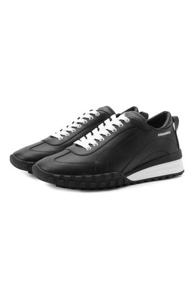 Мужские кожаные кроссовки legend DSQUARED2 черного цвета по цене 42450 руб., арт. SNM0196 01500001 | Фото 1 Мужские кожаные кроссовки legend DSQUARED2 черного цвета, арт. SNM0196 01500001 | Фото 1 (Материал внутренний: Натуральная кожа; Подошва: Массивная; Материал внешний: Кожа; Материал утеплителя: Без утеплителя; Стили: Классический)