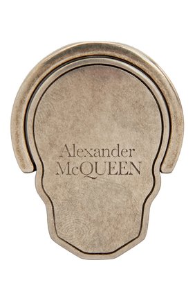 Кольцо-держатель для телефона ALEXANDER MCQUEEN серебряного цвета, арт. 663170/J160Y | Фото 1 (Материал: Металл)
