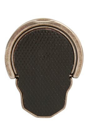Кольцо-держатель для телефона ALEXANDER MCQUEEN серебряного цвета, арт. 663170/J160Y | Фото 2 (Материал: Металл)