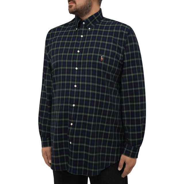 фото Хлопковая рубашка polo ralph lauren