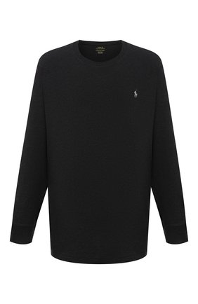 Мужская хлопковый лонгслив POLO RALPH LAUREN темно-серого цвета по цене 6885 руб., арт. 711671467/PRL BS | Фото 1 Мужская хлопковый лонгслив POLO RALPH LAUREN темно-серого цвета, арт. 711671467/PRL BS | Фото 1