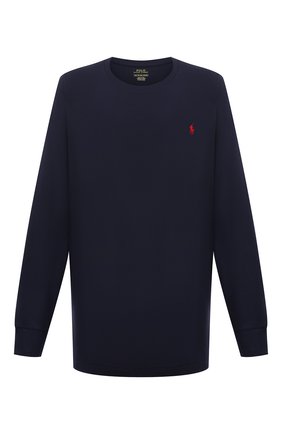 Мужская хлопковый лонгслив POLO RALPH LAUREN темно-синего цвета по цене 6885 руб., арт. 711671467/PRL BS | Фото 1 Мужская хлопковый лонгслив POLO RALPH LAUREN темно-синего цвета, арт. 711671467/PRL BS | Фото 1