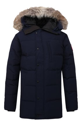 Мужская пуховик с меховой отделкой carson CANADA GOOSE темно-синего цвета по цене 119500 руб., арт. 3805M | Фото 1 Мужская пуховик с меховой отделкой carson CANADA GOOSE темно-синего цвета, арт. 3805M | Фото 1
