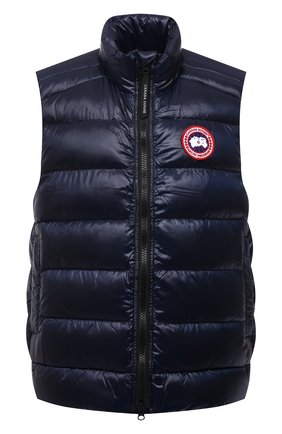 Мужской пуховый жилет crofton CANADA GOOSE темно-синего цвета по цене 45100 руб., арт. 2229M | Фото 1 Мужской пуховый жилет crofton CANADA GOOSE темно-синего цвета, арт. 2229M | Фото 1 (Материал внешний: Синтетический материал; Длина (верхняя одежда): Короткие; Материал подклада: Синтетический материал; Материал утеплителя: Пух и перо; Стили: Спорт-шик; Кросс-КТ: Куртка, Пуховик)