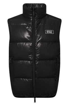 Мужской пуховый жилет DSQUARED2 черного цвета по цене 52100 руб., арт. S74FB0278/S54056 | Фото 1 Мужской пуховый жилет DSQUARED2 черного цвета, арт. S74FB0278/S54056 | Фото 1