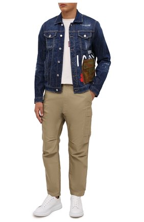 Мужская джинсовая куртка DSQUARED2 синего цвета по цене 69900 руб., арт. S79AM0024/S30342 | Фото 2 Мужская джинсовая куртка DSQUARED2 синего цвета, арт. S79AM0024/S30342 | Фото 2