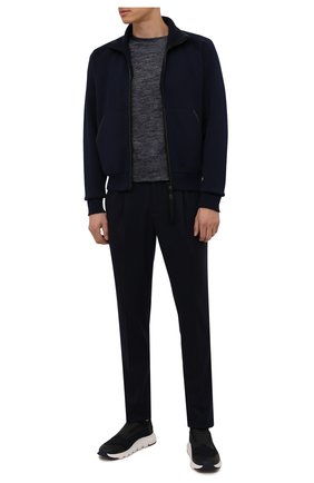 Мужские текстильные кроссовки techmerino sock 2.0 elastic Z ZEGNA темно-синего цвета по цене 43050 руб., арт. A5106X-LHSTE | Фото 2 Мужские текстильные кроссовки techmerino sock 2.0 elastic Z ZEGNA темно-синего цвета, арт. A5106X-LHSTE | Фото 2