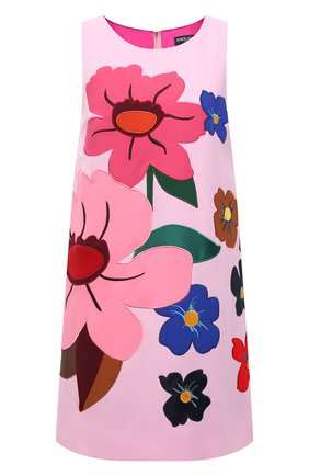 Женское шерстяное платье DOLCE & GABBANA розового цвета по цене 214500 руб., арт. F6P1ZZ/FU2TZ | Фото 1 Женское шерстяное платье DOLCE & GABBANA розового цвета, арт. F6P1ZZ/FU2TZ | Фото 1