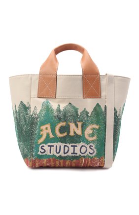 Женский сумка-тоут alisse ACNE STUDIOS бежевого цвета по цене 68750 руб., арт. C10101/W | Фото 6 Женский сумка-тоут alisse ACNE STUDIOS бежевого цвета, арт. C10101/W | Фото 6 (Сумки-технические: Сумки-шопперы; Ошибки технического описания: Нет ширины; Размер: medium; Ремень/цепочка: На ремешке; Материал: Текстиль)