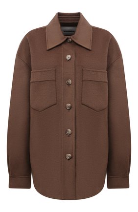 Женская куртка из шерсти и кашемира NANUSHKA коричневого цвета по цене 78200 руб., арт. NW21PF0W00684 | Фото 1