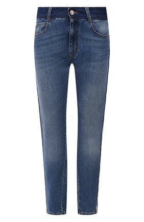Женские джинсы STELLA MCCARTNEY синего цвета по цене 44350 руб., арт. 603702/S0H47 | Фото 1 Женские джинсы STELLA MCCARTNEY синего цвета, арт. 603702/S0H47 | Фото 1 (Материал внешний: Хлопок; Длина (брюки, джинсы): Стандартные; Стили: Кэжуэл; Кросс-КТ: Деним; Силуэт Ж (брюки и джинсы): Слим)