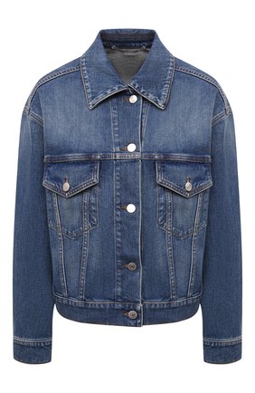 Женская джинсовая куртка STELLA MCCARTNEY синего цвета по цене 76250 руб., арт. 603705/S0H47 | Фото 1 Женская джинсовая куртка STELLA MCCARTNEY синего цвета, арт. 603705/S0H47 | Фото 1 (Материал внешний: Хлопок; Длина (верхняя одежда): Короткие; Рукава: Длинные; Стили: Кэжуэл; Кросс-КТ: Деним, Куртка)