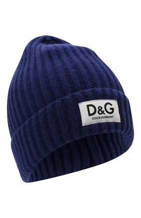 Детского шерстяная шапка DOLCE & GABBANA синего цвета по цене 13200 руб., арт. LBKH69/JBVJ1 | Фото 1 Детского шерстяная шапка DOLCE & GABBANA синего цвета, арт. LBKH69/JBVJ1 | Фото 1