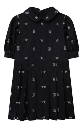 Детское хлопковое платье BURBERRY синего цвета по цене 44600 руб., арт. 8040960 | Фото 1 Детское хлопковое платье BURBERRY синего цвета, арт. 8040960 | Фото 1