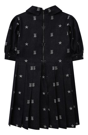 Детское хлопковое платье BURBERRY синего цвета по цене 44600 руб., арт. 8040960 | Фото 2 Детское хлопковое платье BURBERRY синего цвета, арт. 8040960 | Фото 2