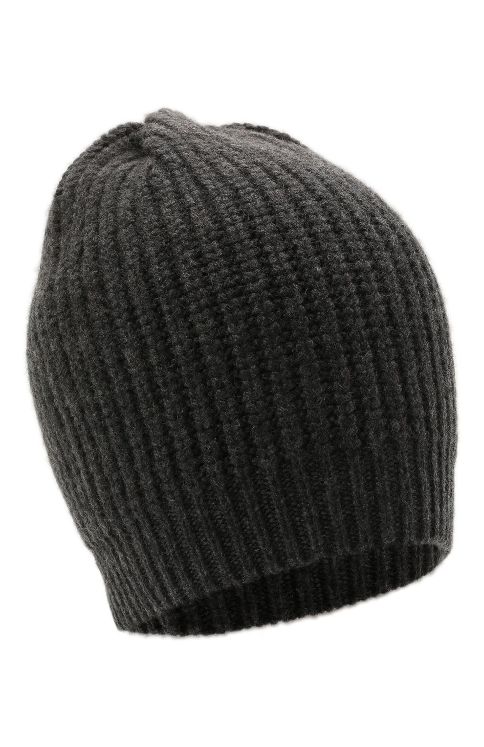 Детского кашемировая шапка BRUNELLO CUCINELLI темно-серого цвета, арт. B52M50299B | Фото 1 (Материал: Текстиль, Кашемир, Шерсть)