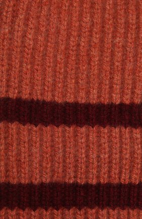Детский кашемировый шарф LORO PIANA бордового цвета, арт. FAL7625 | Фото 2 (Материал: Шерсть, Кашемир, Текстиль)