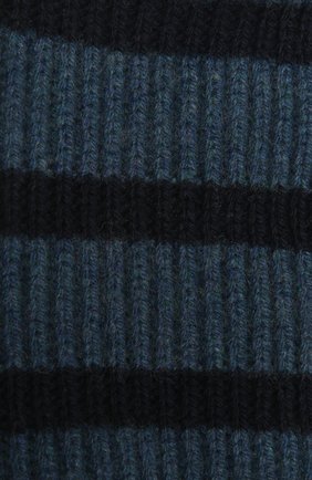 Детский кашемировый шарф LORO PIANA синего цвета, арт. FAL7625 | Фото 2 (Материал: Кашемир, Шерсть, Текстиль)